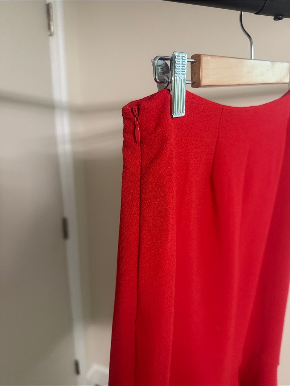Target Red Asymmetrical Ruffle Skirt - Picture 7 of 7